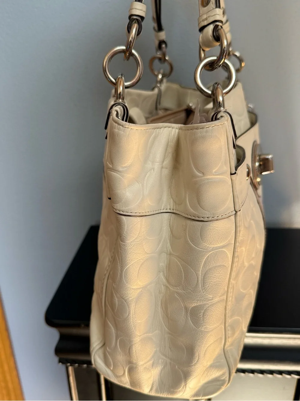 Vintage Coach Penelope Carryall Satchel Handbag